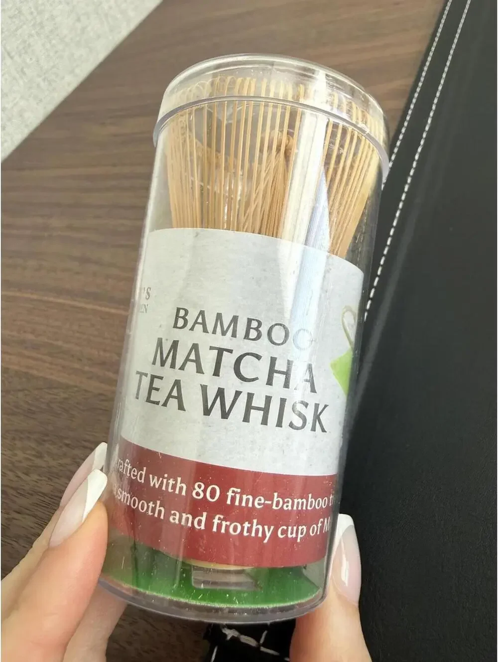 Helen’s Asian Kitchen Traditional Matcha Tea Mixer Whisk, Natural Bamboo